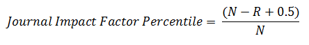 Image of JIF Percentile Equation